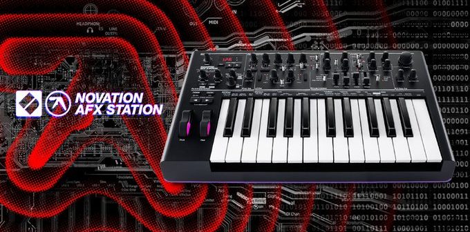 Aphex TwinがNovationとのコラボによる限定シンセ「AFX Station」を 