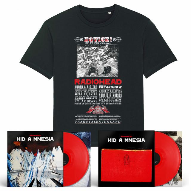 Radiohead、話題の再発盤『Kid A Mnesia』に日本限定オフィシャルTシャツ付限定盤が登場