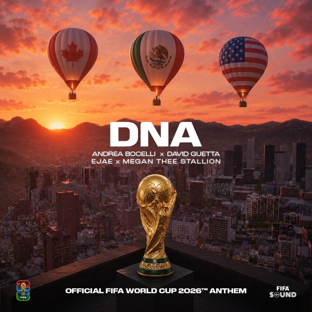 FIFAワールドカップ2026™、デヴィッド・ゲッタ、ミーガン・ザ・スタリオンらがコラボした公式アンセム「DNA (More Than A Game)」がリリース!